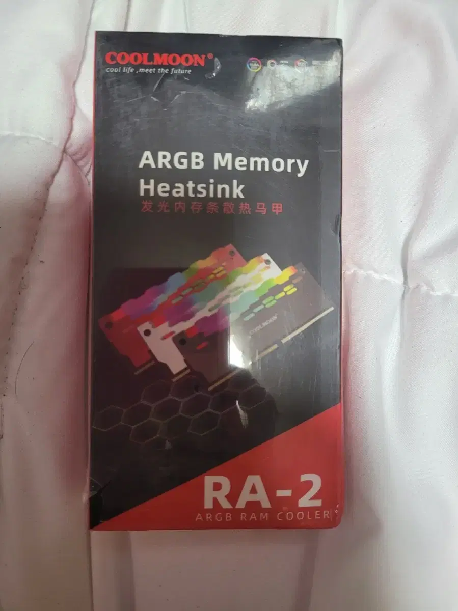 미개봉 COOLMOON RA-2 RAM 램 방열판 v5 argb 2개